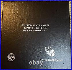 2018 Limited Edition Silver Proof Set 8 Coin with Box & COA And Sleeve