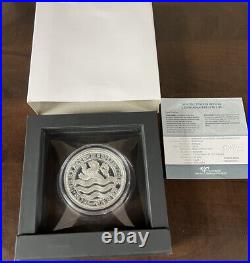2018 Netherlands 5 oz Silver Proof Lion Dollar (withBox & COA)