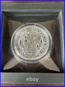 2018 Netherlands 5 oz Silver Proof Lion Dollar (withBox & COA)