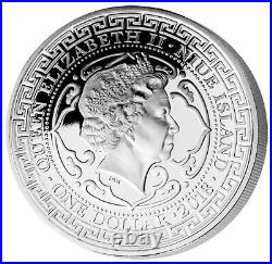 2018 Niue PROOF U. S. Trade Dollar Restrike Silver 1 oz NGC PF69 UC COA+box