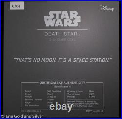 2018 Niue Star Wars Death Star 2 oz Silver Proof Coin with Box