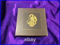 2018 Queen's Beasts 1 oz Silver Proof Dragon of Wales Box And COA