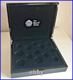 2018 Royal Mint Silver Proof Set Box Booklet & Certificate ONLY. NO COINS