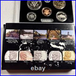2018-S 10-Coin Silver Proof Set San Francisco with Box and COA
