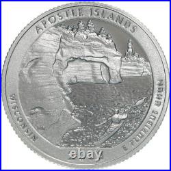 2018 S Parks Quarter 10 Pack ATB 90% Silver Proof Sets No Box or COA 50 Coins