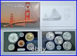 2018-S Silver Reverse Proof Set US Mint With Box COA OGP 10 Coins