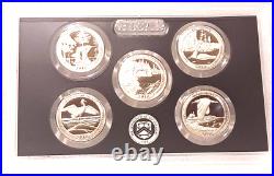 2018 S US Mint Silver Proof Set 10 Coins COA Original Box