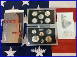 2018-S US Mint Silver REVERSE Proof Set with Box + COA (10 Coins)