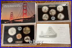 2018 S US Mint Silver Reverse Proof Set 10 Coins with Box & COA
