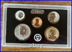 2018 S US Mint Silver Reverse Proof Set 10 Coins with Box & COA