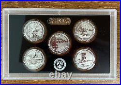 2018 S US Mint Silver Reverse Proof Set 10 Coins with Box & COA