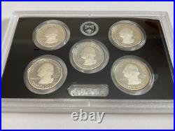 2018 S U. S. Mint Silver Proof Set Original U. S. Mint Box and COA