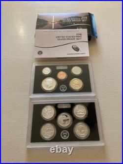 2018-S U. S. Mint Silver Proof Set with Original Mint Box and COA