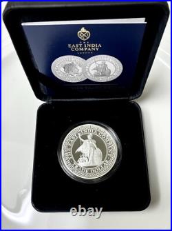 2018 Silver Niue East India Company $1 Trade Dollar Proof Coin Box Coa