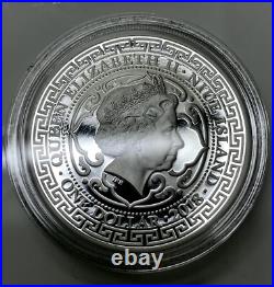 2018 Silver Niue East India Company $1 Trade Dollar Proof Coin Box Coa