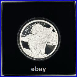 2018 Silver Shield TEMPERANCE 1 oz. 999 Silver Proof withBox & COA