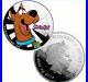 2018 Tuvalu 1 oz. 999 Silver Scooby-Doo Colorized Proof with Box