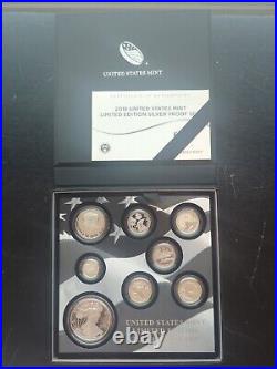 2018 U. S. Mint Limited Edition Silver Proof 8 Coin Set / Box + Coa 2018 U. S. Mint Limited Edition Silver Proof 8 Coin Set / Box + Coa