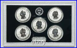2018-s Silver Reverse Proof Set(10 Coin Set) San Francisco Mint Box & Coa