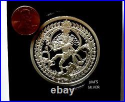 2019 2 oz. Silver Shield NATARAJA DOLLAR Silver PROOF with LOW COA & DISPLAY BOX 2019 2 oz. Silver Shield NATARAJA DOLLAR Silver PROOF with LOW COA & DISPLAY BOX