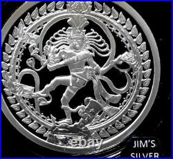 2019 2 oz. Silver Shield NATARAJA DOLLAR Silver PROOF with LOW COA & DISPLAY BOX 2019 2 oz. Silver Shield NATARAJA DOLLAR Silver PROOF with LOW COA & DISPLAY BOX