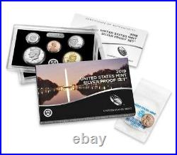 2019 5X Mint Proof + 5X Silver Proof + 5X Uncirculated Sets with W Penny in Boxes