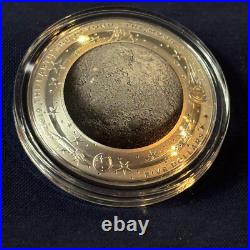 2019 $5 Coloured Fine Silver Silver Proof Domed Moon Coin Australian Mint In Box