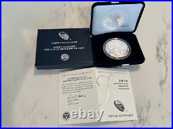 2019 American Silver Eagle One Ounce Proof Coin with Original Box & COA