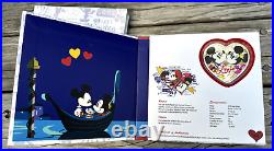 2019 Disney Heart Shaped Love 1 Oz Silver Proof Coin W Box