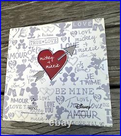 2019 Disney Heart Shaped Love 1 Oz Silver Proof Coin W Box #2