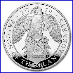 2019 GB Proof 10 oz Silver Queen's Beasts Falcon (Box & COA) SKU#172829
