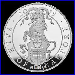 2019 GB Proof 10 oz Silver Queen's Beasts Yale (Box & COA) SKU#186786
