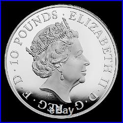 2019 GB Proof 10 oz Silver Queen's Beasts Yale (Box & COA) SKU#186786