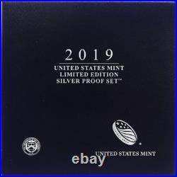 2019 Limited Edition Silver Proof Set Black Box & COA 7 Coins and Silver Eagle 2019 Limited Edition Silver Proof Set Black Box & COA 7 Coins and Silver Eagle