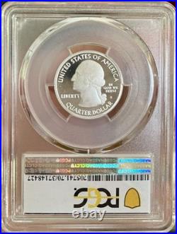 2019 PCGS PR70DCAM 7 Coin Silver Proof Set. Quarters, Kennedy, Dime & Luxury Box