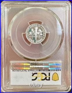 2019 PCGS PR70DCAM 7 Coin Silver Proof Set. Quarters, Kennedy, Dime & Luxury Box