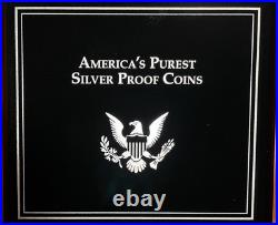 2019 PCGS PR70DCAM 7 Coin Silver Proof Set. Quarters, Kennedy, Dime & Luxury Box
