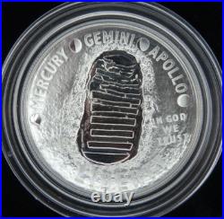 2019-P Apollo 11 Proof Silver Dollar US Mint Commemorative $1 OGP Box & COA