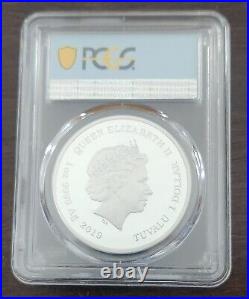 2019-P Tuvalu Lisa Simpson 1 oz. 9999 Silver Proof Coin PCGS PR70DCAM w Box&COA
