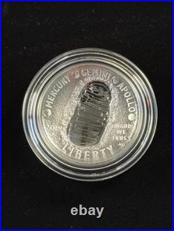 2019-P U. S. Mint Apollo II Proof Silver Dollar WithBox & COA Item #689