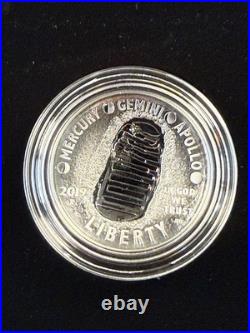 2019-P U. S. Mint Apollo II Proof Silver Dollar WithBox & COA Item #689