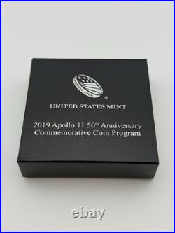 2019-P U. S. Mint Apollo II Proof Silver Dollar WithBox & COA Item #689