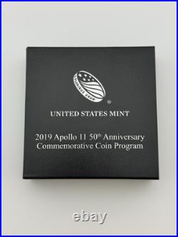 2019-P U. S. Mint Apollo II Proof Silver Dollar WithBox & COA Item #689