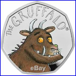 2019 Royal Mint The Gruffalo 50p Fifty Pence Silver Proof Coin Box Coa