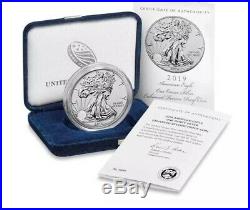 2019-S 19XE Enhanced Reverse Proof Silver Eagle Sealed In Original Box From Mint