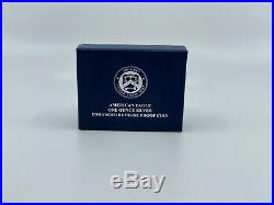 2019-S 19XE Enhanced Reverse Proof Silver Eagle with Blue Boxes & Numbered COA