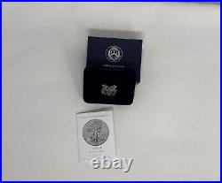 2019-S 19XE Enhanced Reverse Proof Silver Eagle with US Mint Box & Numbered COA