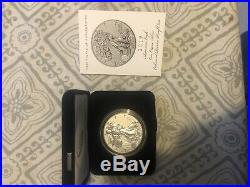 2019-S American Silver Eagle Enhanced Reverse Proof One Ounce Coin withbox & COA