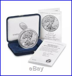 2019-S Enhanced Reverse Proof American Silver Eagle Coin in SEALED UNOPENED BOX