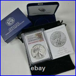 2019-S Enhanced Reverse Proof Silver Eagle NGC PF69 EARLY RELEASES withBox & COA